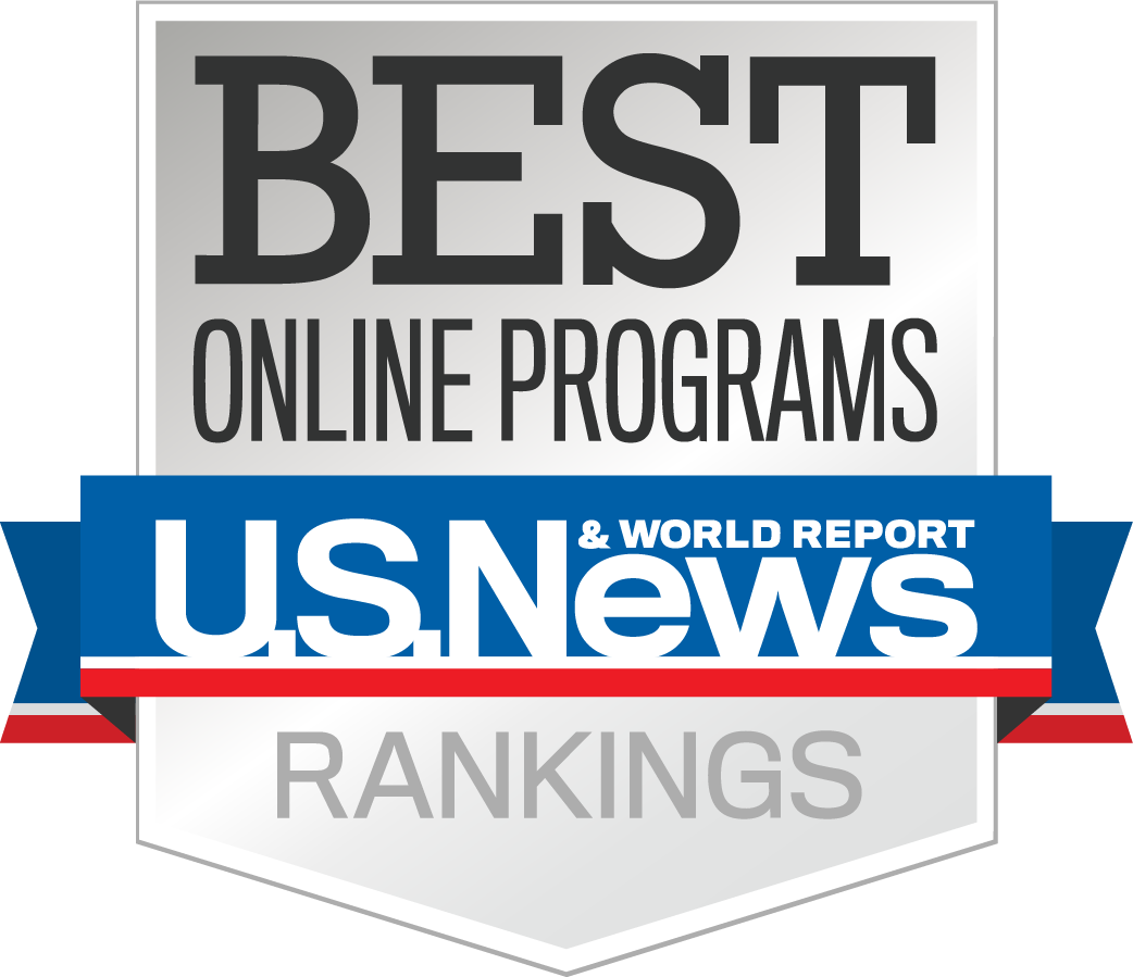 US News World Report award badge for Online Graduate Education programs