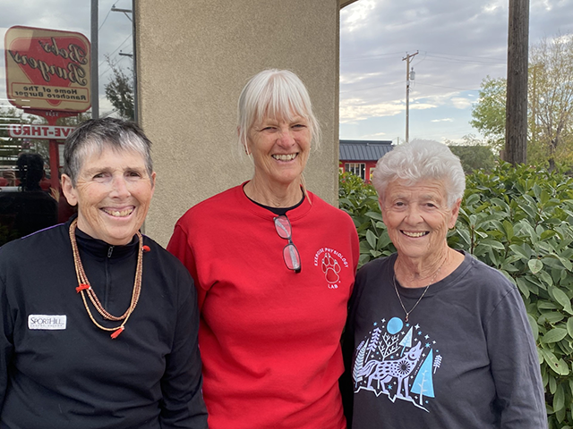 Photo of Vivian Heyward, PhD; Christine Mermier, PhD; and Ann Gibson, PhD 