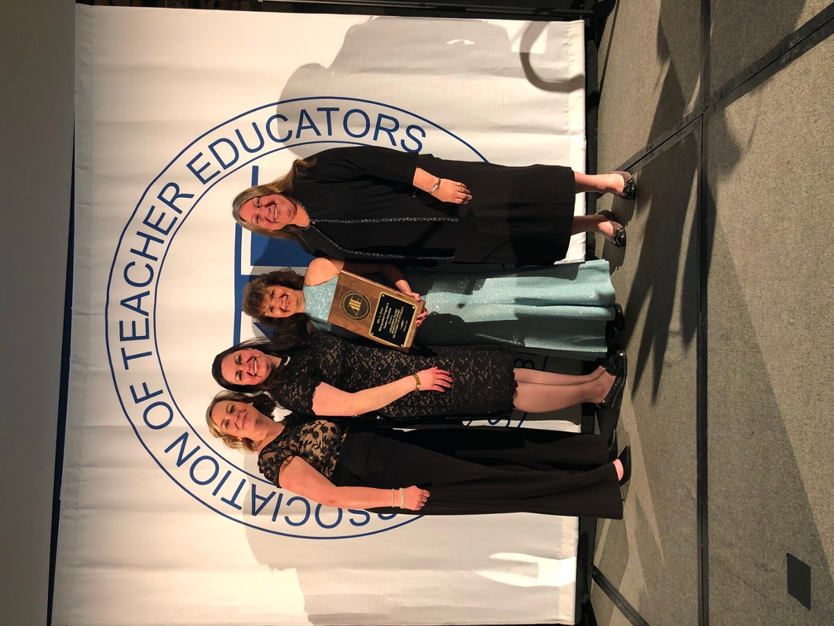 ATRP award recipients Valerie Hoose, Melanie Blea, Marjori Krebs, and Cheryl Torrez