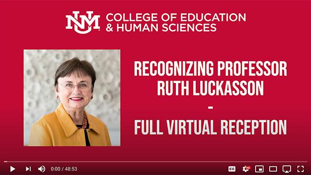 video thumbnail of Ruth Luckasson youtube video