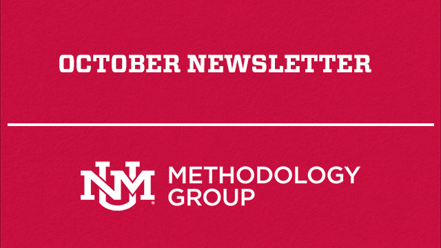 text saying Methodology Group October Newsletter