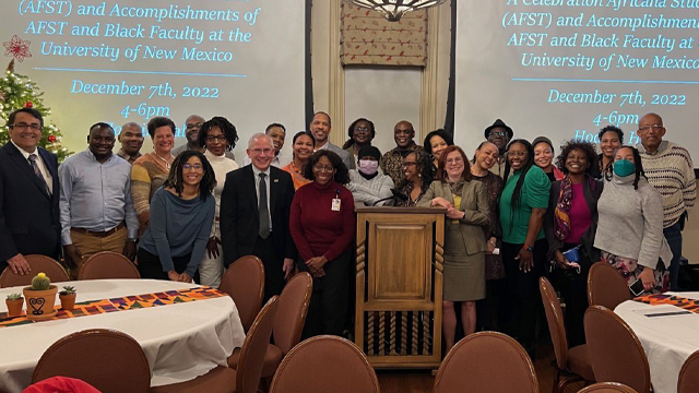 photo of attendees at the celebration of the newly established Department of Africana Studies