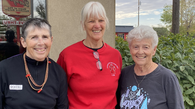 Photo of Vivian Heyward, PhD; Christine Mermier, PhD; and Ann Gibson, PhD 