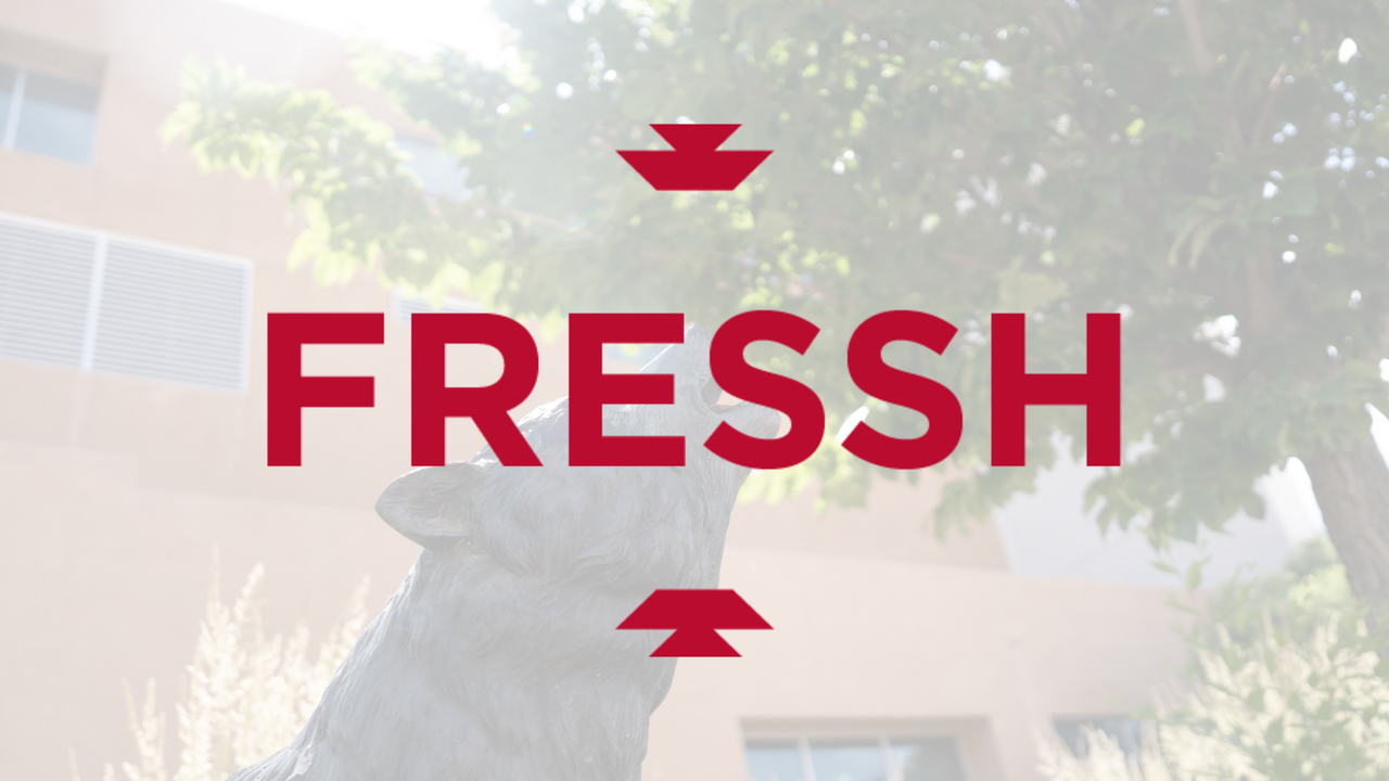 Image of FRESSH text on background