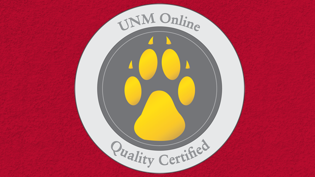 image of UNM Golden Paw award logo