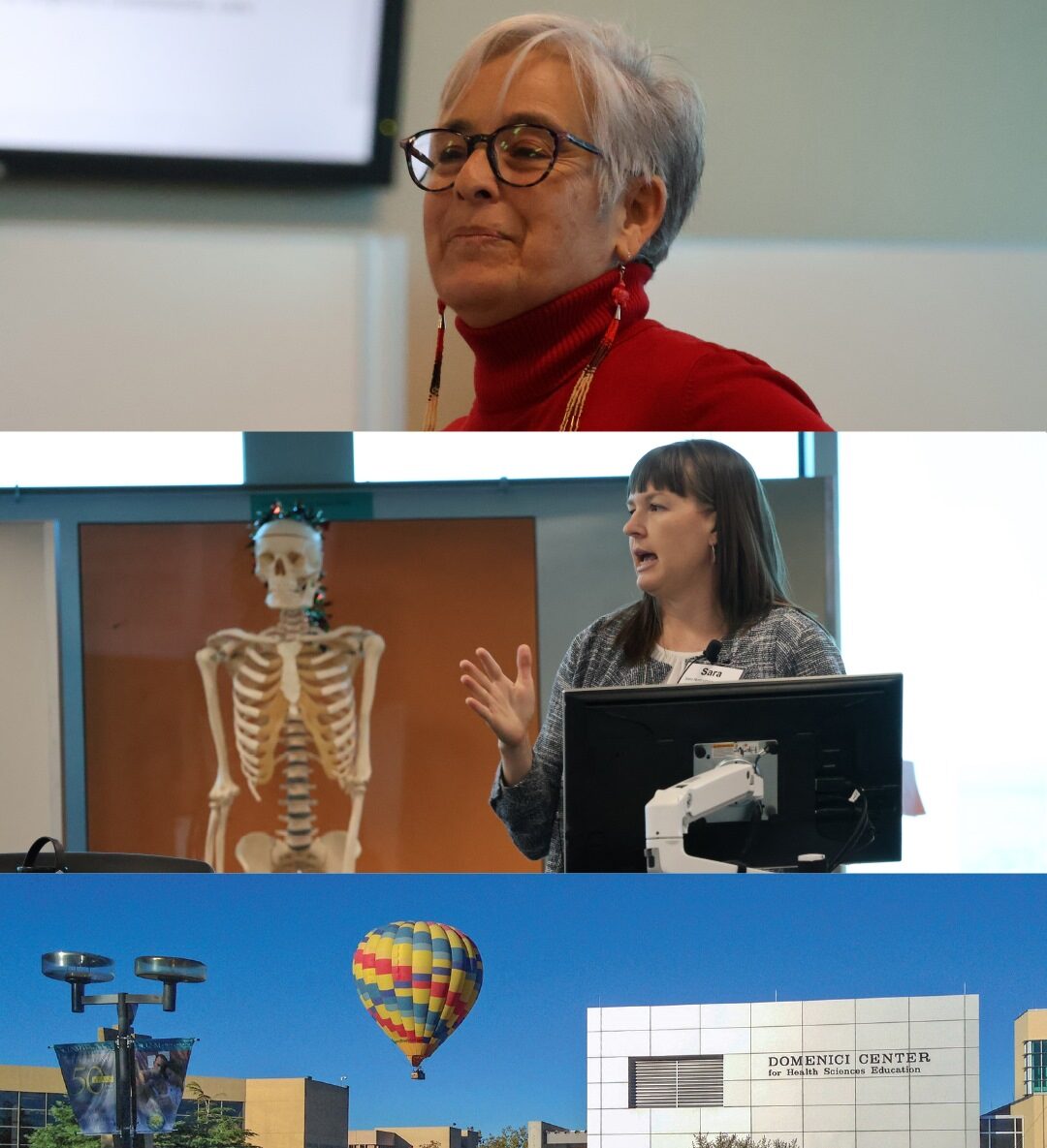 photo of COEHS faculty speaking at a conference