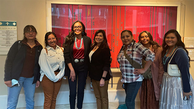 photo of group of native american professors and students from the NATPP